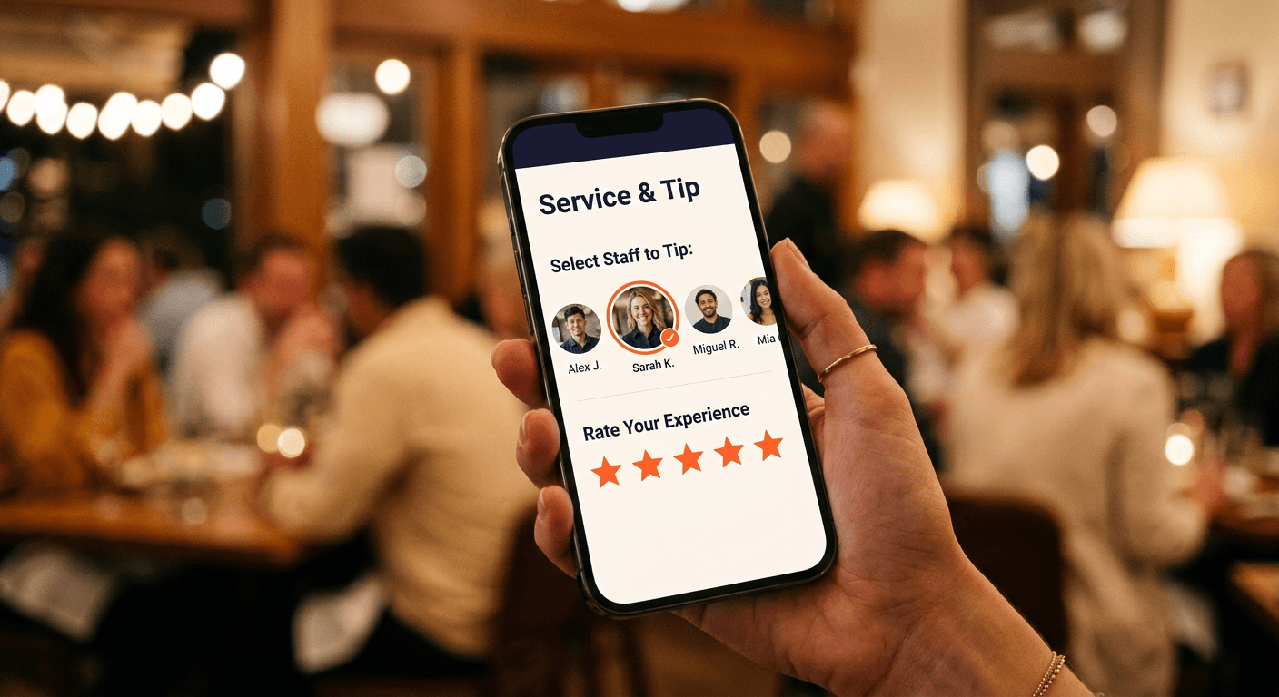 Il cliente scansiona e seleziona